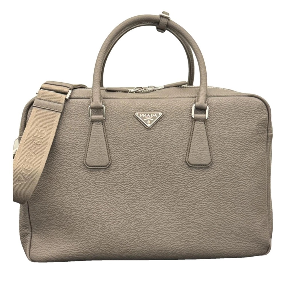 Prada Men's Work Leather Bag